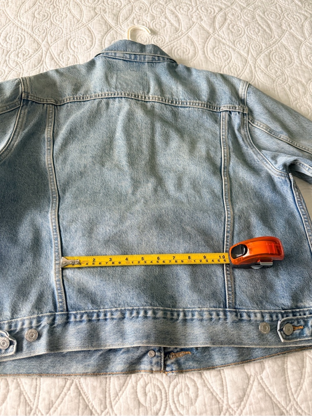 NWOT- Levi's Ex-Boyfriend Trucker jacket- Light Blue - Picture 10 of 11